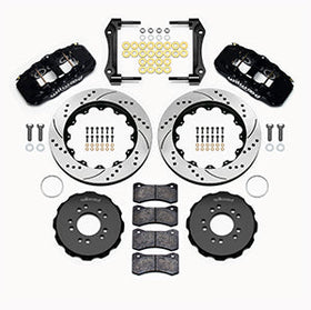 WILWOOD AERO6 Front Hat Kit,14.00, Drilled Detroit Speed Engineering Suspension - 0