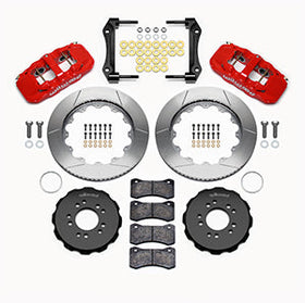 WILWOOD AERO6 Front Hat Kit,14.00, Red Detroit Speed Engineering Suspension - 0