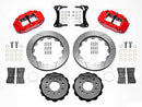 Wilwood Narrow Superlite 4R Front Hat Kit 12.88in Red 2007-Up Jeep Wrangler-2