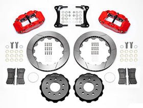 Wilwood Narrow Superlite 4R Front Hat Kit 12.88in Red 2007-Up Jeep Wrangler - 0