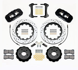 Wilwood AERO6 Front Hat Kit 15.00 Drilled 2015-Up Mustang w/Lines