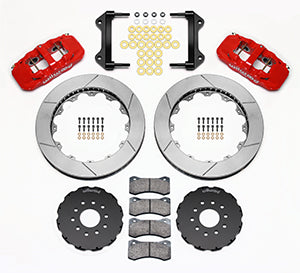 Wilwood AERO6 Front Hat Kit 15.00 Red 97-04 Corvette C5/Z06 05-13 C6