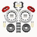 Wilwood Narrow Superlite 4R Rear Kit 12.88in Drilled Red 2007-up Jeep JK w/Lines-2