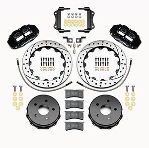 Wilwood Narrow Superlite 4R Rear Kit 12.88in Drilled 2007-up Jeep JK w/Lines
