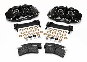 Wilwood Narrow Superlite 4R Rear Caliper & Bracket Kit - Black 97-13 C5/C6 Corvette w/ OEM Rotors - 0
