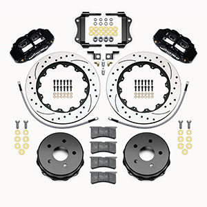Wilwood Narrow Superlite 4R Rear Kit 14.00in Drilled 2007-up Jeep JK w/Lines