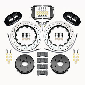 Wilwood Narrow Superlite 4R Rear Kit 14.00in Drilled 2007-up Jeep JK w/Lines - 0