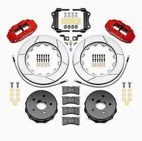 Wilwood Narrow Superlite 4R Rear Kit 14.00in Red 2007-up Jeep JK w/Lines - 0