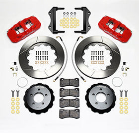 Wilwood AERO6 Front Hat Kit 14.25 Red 2014-Up Challenger w/Lines - 0