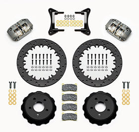 Wilwood Dynapro Radial Front Drag Kit 12.90in Drilled 2015-Up Mustang - 0