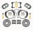 Wilwood 94-04 Ford Mustang Forged Superlite 4R Big Brake Front Brake Kit (Race) 12.88in RTR w/ Lines-2