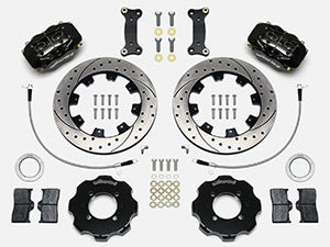 Wilwood Forged Dynalite Front Hat Kit 12.19in Drilled 2016-Up Mazda MX5 Miata w/ Lines