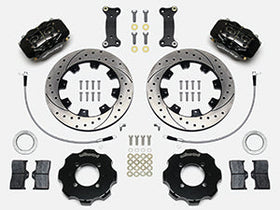 Wilwood Forged Dynalite Front Hat Kit 12.19in Drilled 2016-Up Mazda MX5 Miata w/ Lines - 0