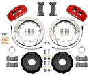 Wilwood Dynapro 6 Front Hat Kit 12.88in Red 2016-Up Mazda MX5 Miata w/ Lines-2