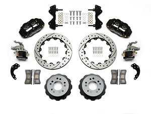 Wilwood Narrow Superlite 4R / MC4 Rear Kit 12.88 Drilled Currie Pro-Tour Unit Bearing Floater