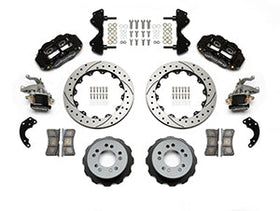 Wilwood Narrow Superlite 4R / MC4 Rear Kit 12.88 Drilled Currie Pro-Tour Unit Bearing Floater - 0