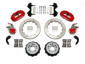 Wilwood Narrow Superlite 4R / MC4 Rear Kit 12.88 Red Currie Pro-Tour Unit Bearing Floater - 0