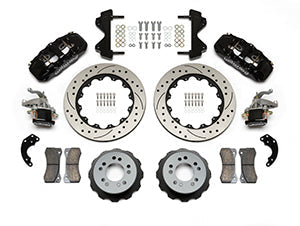 Wilwood AERO4 / MC4 Rear Kit 14.00 Drilled Currie Pro-Tour Unit Bearing Floater