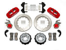 Wilwood AERO4 / MC4 Rear Kit 14.00 Red Currie Pro-Tour Unit Bearing Floater-2