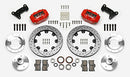 WILWOOD FDLI Front Kit,12.19", Drilled, Red 74-80 Pinto/Mustang II (5x5.00" Hub)-2