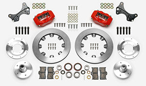 Wilwood Forged Dynalite Front Kit 19.00in Plain Rotor RedWWE ProSpindle (5x5.00in Hub)