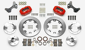 Wilwood Forged Dynalite Front Kit 19.00in Plain Rotor RedWWE ProSpindle (5x5.00in Hub) - 0