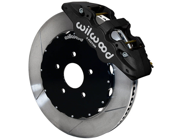Wilwood AERO6 Front Big Brake Race Kit 14.00 Black 96-13 Chevrolet Corvette Z06 (C5/C6) w/o Lines