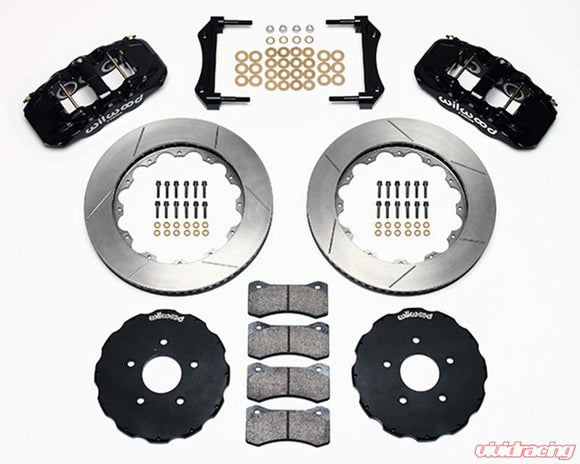 Wilwood AERO6 Front Big Brake Race Kit 14.00 Black 96-13 Chevrolet Corvette Z06 (C5/C6) w/o Lines