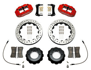 Wilwood Narrow Superlite Red 6R Front Kit 12.88in Drilled Rotor w/ Lines 05-15 Toyota Tacoma