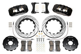 Wilwood AERO6 Front Kit 14.00in BBK - 08-12 Audi A4/A5/S5 - SRP Drilled & Slotted Rotor - 0