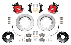 Wilwood 03-08 Audi A4 Caliper-Combination Parking Brake Rear 12.19 Rotor - Red - 0