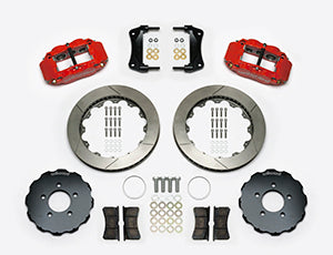 Wilwood 03-11 Ford Crown Victoria Narrow Superlite 6R Big Brake Front Brake Kit 12.88in Slotted Red