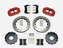 Wilwood 03-11 Ford Crown Victoria Narrow Superlite 6R Big Brake Front Brake Kit 12.88in Slotted Red-2