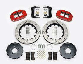 Wilwood Forged Narrow Superlite 6R Front Big Brake Kit 14.00in Red 03-11 Crown Victoria - 0