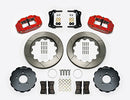 Wilwood 03-11 Crown Victoria Forged Narrow Superlite 6R Front Brake Kit w/ Slotted GT Rotor - Red-2