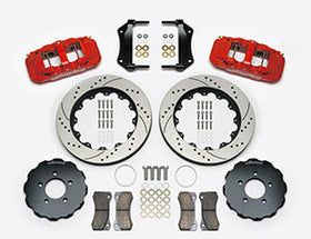 Wilwood AERO6 Front Big Brake Kit 14.00in Red 03-11 Crown Victoria - 0