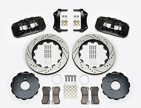 Wilwood AERO6 Front Big Brake Kit 14.00in Black 03-11 Crown Victoria - 0