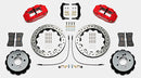 Wilwood Narrow Superlite 4R Rear Kit 12.88in Drilled/Slotted Red 00-06 BMW M3 E46-2