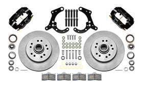 Wilwood Forged Dynalite Front Kit 11.5in 65-66 Chevrolet Impala w/ Factory Drum Spindle-Req 220-7699 - 0