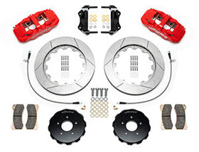 Wilwood AERO6 Front Hat Kit 14.00 Red 03-09 Nissan 350Z w/Lines - 0