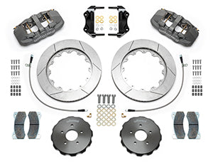 Wilwood AERO6 Front Hat Race Kit 14.00 Anodized 03-09 Nissan 350Z w/Lines
