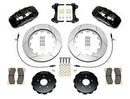 Wilwood 09-13 Nissan 370Z/G37 Aero6 Big Brake Front Brake Kit - Slotted (Black)-2