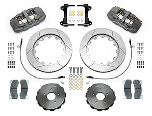 Wilwood AERO6 Front Kit 14.00 Slotted 09-13 Nissan 370Z w/Lines