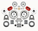 Wilwood Forged Dynalite-M Front Kit 10.75in Drilled Red 1950-1955 MG-TD/TF-2