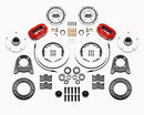 Wilwood Forged Dynalite-M Front Kit 10.75in Red 1950-1955 MG-TD/TF-2
