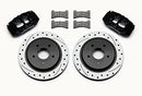 WILWOOD DPC56 Rear Caliper & Rotor Kit,Black Corvette All C5 / Base C6 1997-2013-2