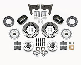 Wilwood Forged Dynalite Front Kit 11.00in Drilled 65-72 CDP C Body -Drum - 0