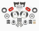 Wilwood Forged Dynalite Front Kit 11.00in Red 65-72 CDP C Body -Drum-2