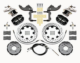 Wilwood Dynapro Radial4 / MC4 Rear Kit 12.19 Drilled 2014-2015 Mini Cooper w/Lines & Cables - 0