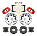 Wilwood Narrow Superlite 6R Front Kit 12.19in Drilled Red 63-87 C10 w/ Wilwood Pro Spindles-2